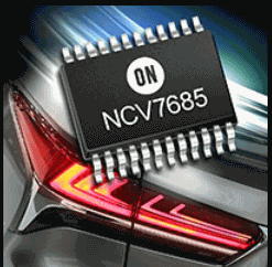 安森美推出线性电流驱动器NCV7685加速汽车尾灯设计-芯城品牌采购网